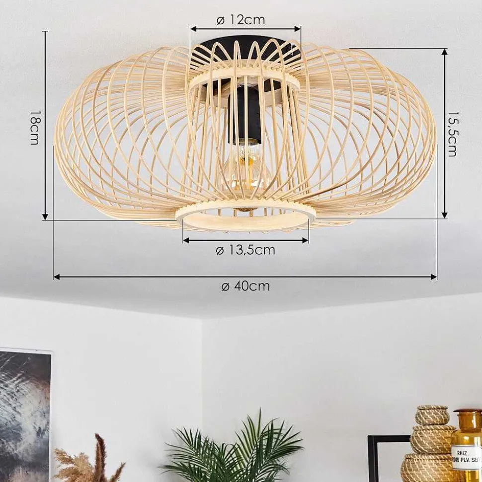 Plafonnier Oravi Ecru, 1 Lumiere