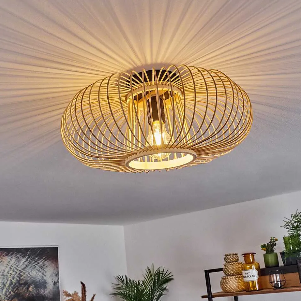 Plafonnier Oravi Ecru, 1 Lumiere