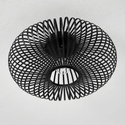 Plafonnier Ovari Noir, 1 Lumiere