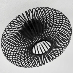 Plafonnier Ovari Noir, 1 Lumiere