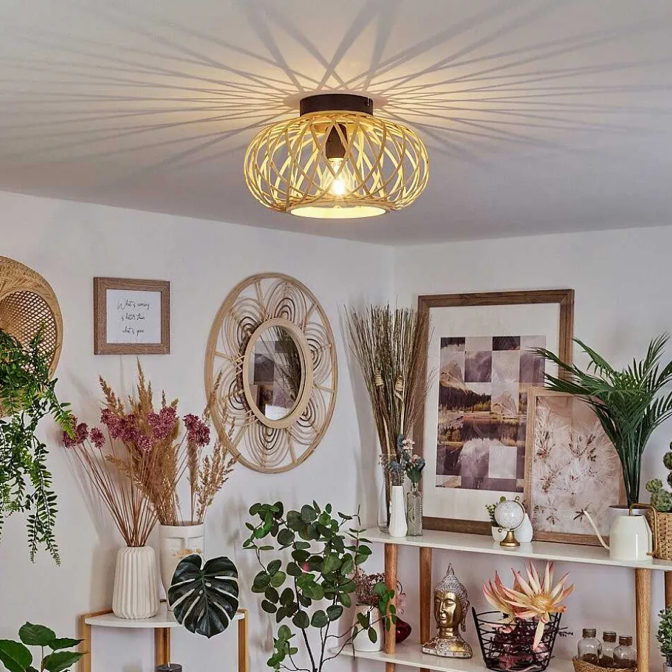 Plafonnier Pabu Ecru, 1 Lumiere