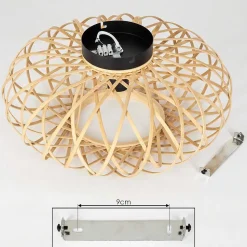 Plafonnier Pabu Ecru, 1 Lumiere