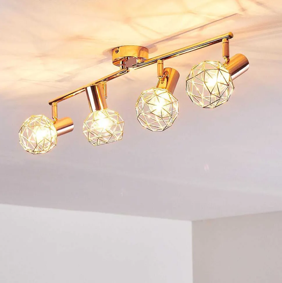 Plafonnier Palmira Cuivre, 4 Lumieres