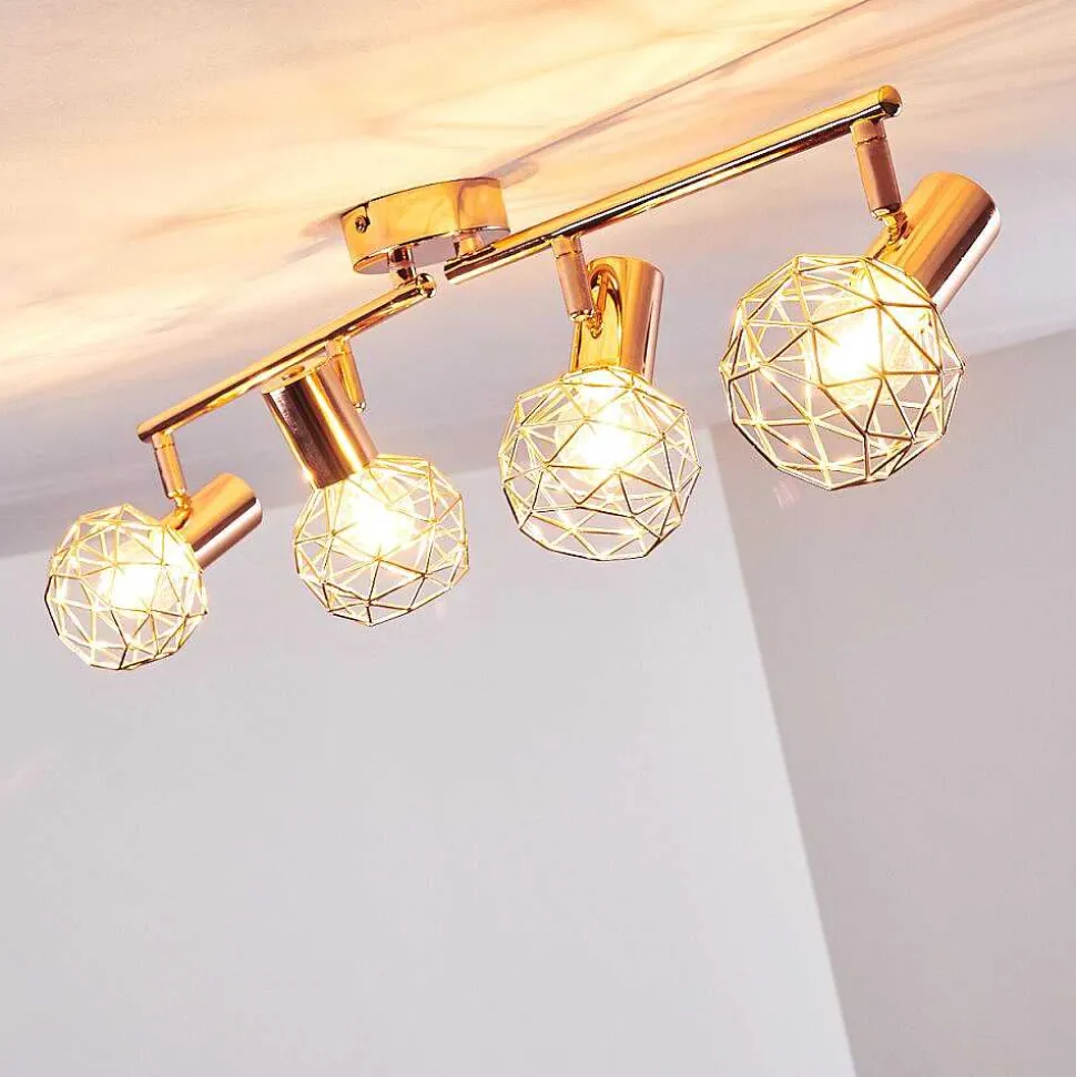 Plafonnier Palmira Cuivre, 4 Lumieres