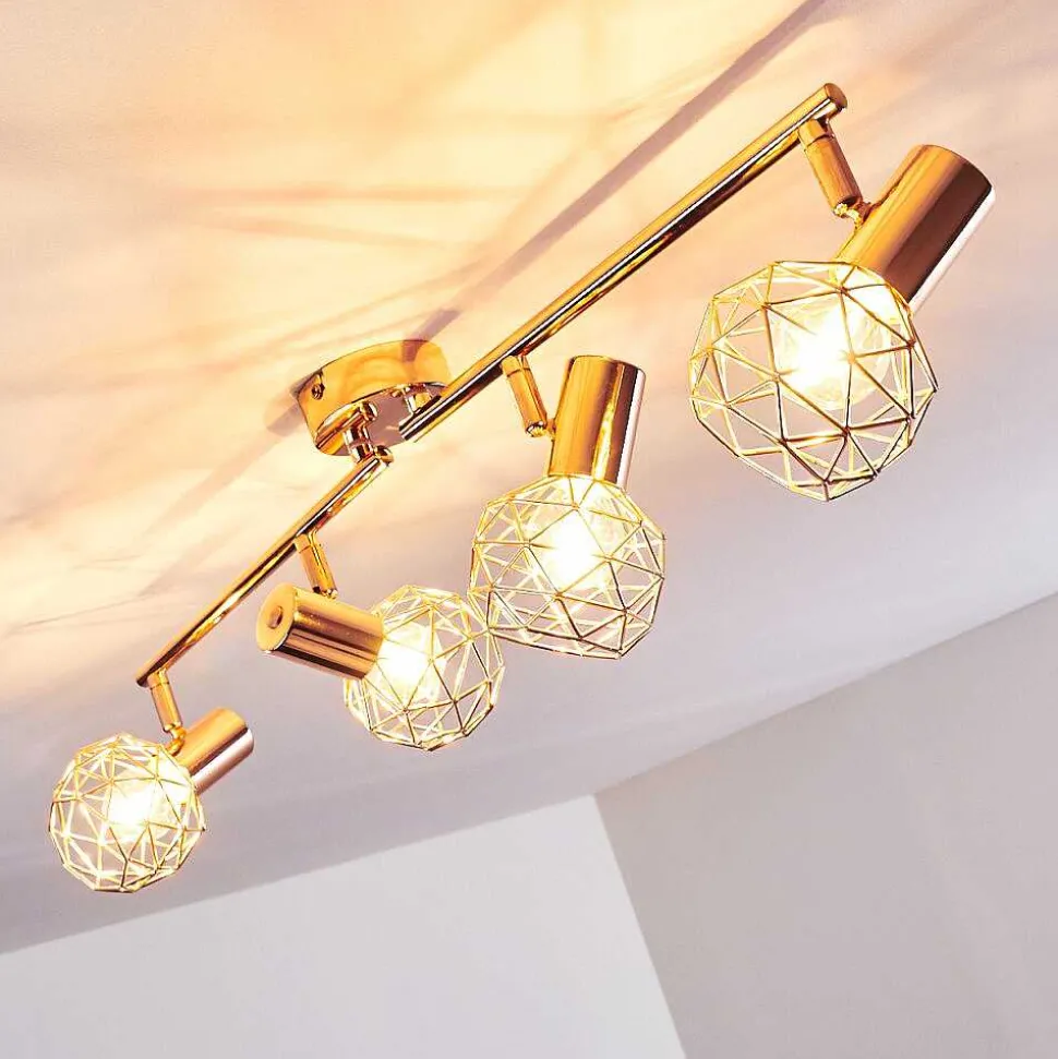 Plafonnier Palmira Cuivre, 4 Lumieres