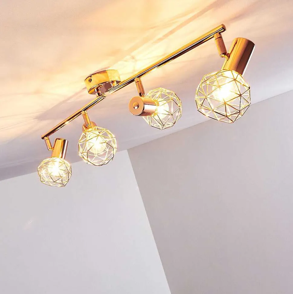 Plafonnier Palmira Cuivre, 4 Lumieres