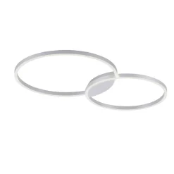 Plafonnier Paul Neuhaus Q-Kate Led Aluminium, 1 Lumiere, Telecommandes