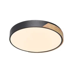 Plafonnier Paul Neuhaus Q-Bila Led Ecru, Noir, 1 Lumiere, Telecommandes