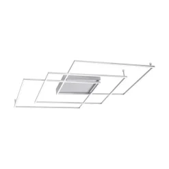 Plafonnier Paul Neuhaus Q-Inigo Led Nickel Mat, 3 Lumieres