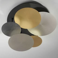 Plafonnier Paul Neuhaus Q-Piato Led Blanc, 1 Lumiere, Telecommandes