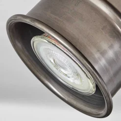 Plafonnier Pehefito Brun, Noir, 5 Lumieres