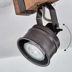 Plafonnier Pehefito Noir, 3 Lumieres