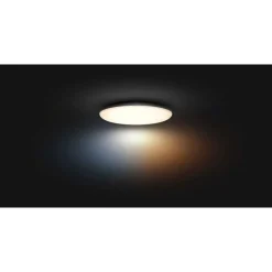 Plafonnier Philips Hue Cher Led Noir, 1 Lumiere, Telecommandes