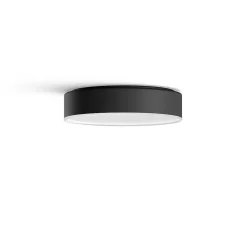 Plafonnier Philips Hue Enrave Led Noir, 1 Lumiere, Telecommandes