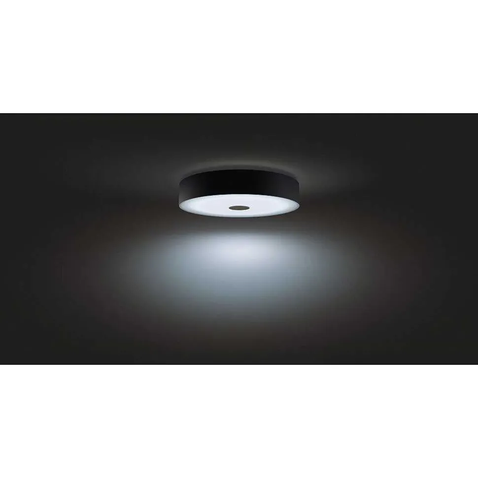 Plafonnier Philips Hue Fair Led Noir, 1 Lumiere, Telecommandes