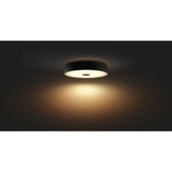 Plafonnier Philips Hue Fair Led Noir, 1 Lumiere, Telecommandes