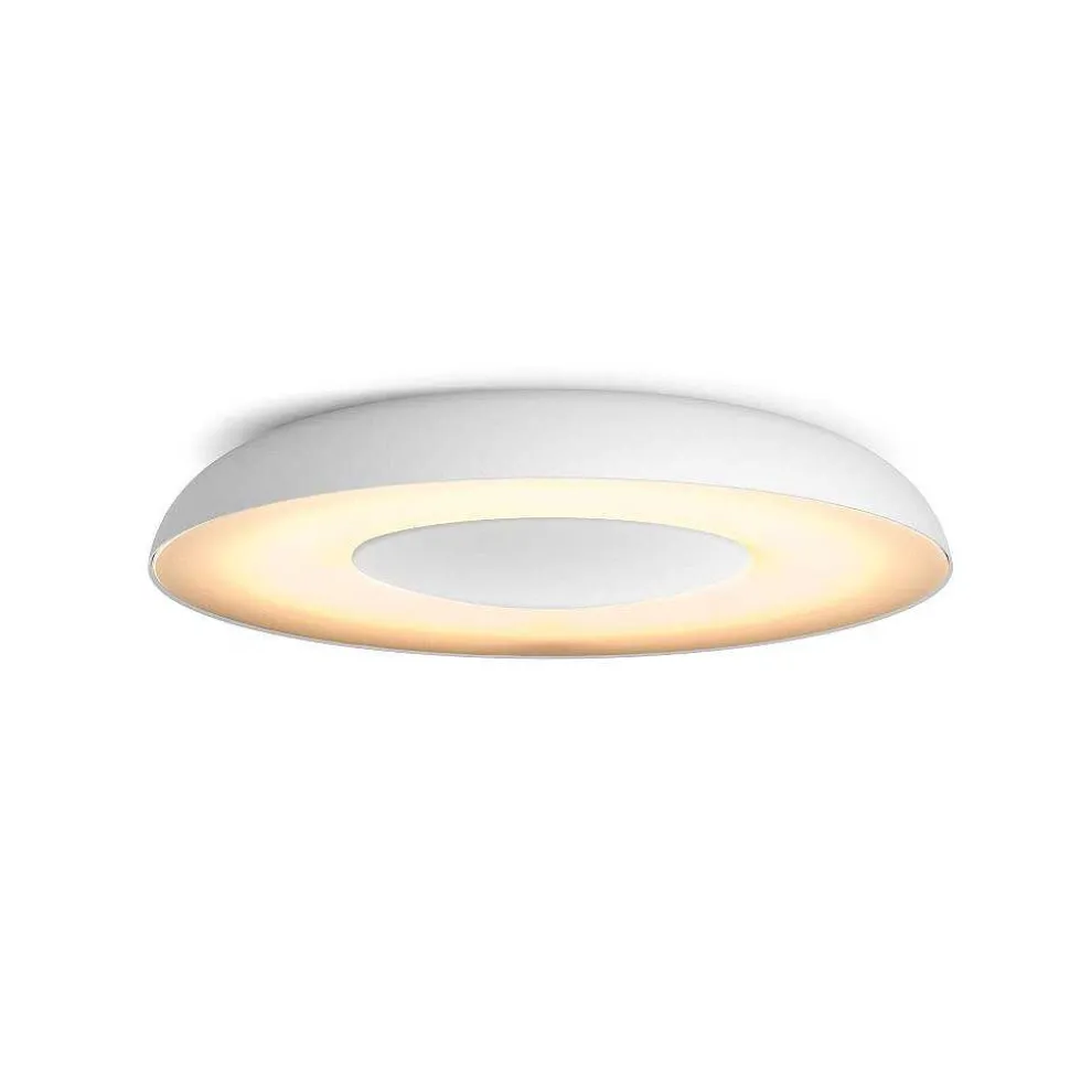 Plafonnier Philips Hue Still Led Blanc, 1 Lumiere, Telecommandes