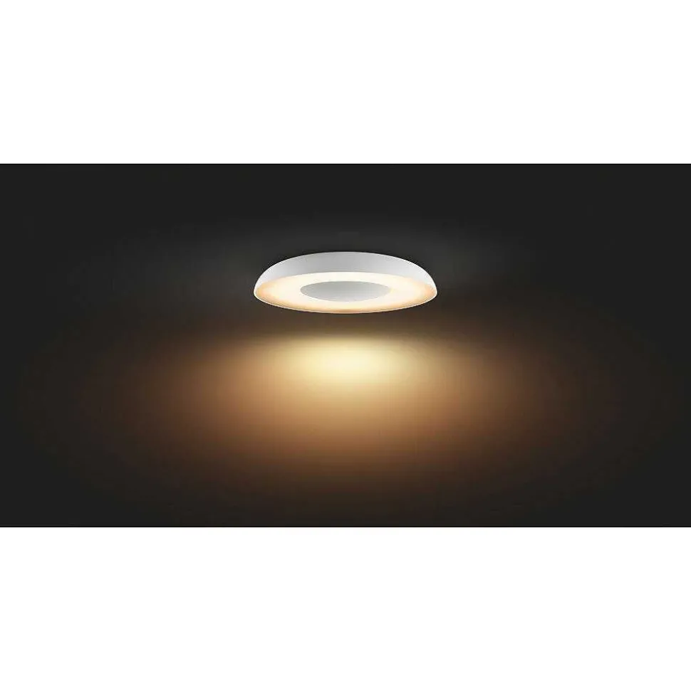 Plafonnier Philips Hue Still Led Blanc, 1 Lumiere, Telecommandes