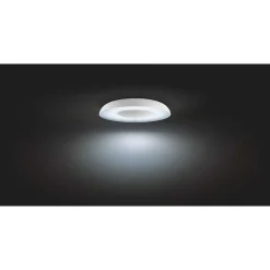 Plafonnier Philips Hue Still Led Blanc, 1 Lumiere, Telecommandes