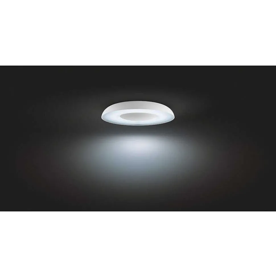 Plafonnier Philips Hue Still Led Blanc, 1 Lumiere, Telecommandes