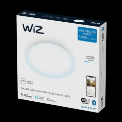 Plafonnier Philips Wiz Adria Led Blanc, 1 Lumiere