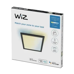 Plafonnier Philips Wiz Led Noir, 1 Lumiere