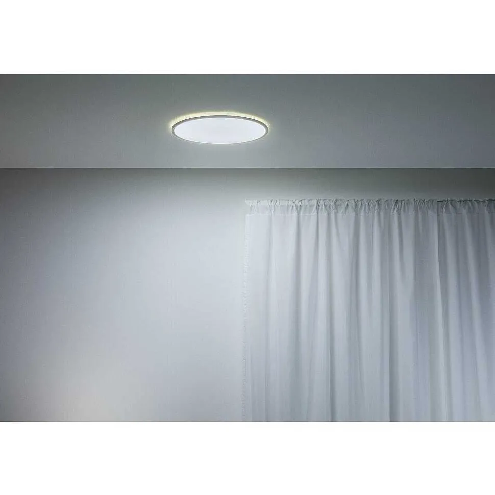 Plafonnier Philips Wiz Superslim Led Blanc, 1 Lumiere