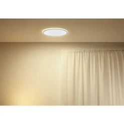 Plafonnier Philips Wiz Superslim Led Blanc, 1 Lumiere