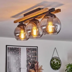 Plafonnier Podre Ecru, 3 Lumieres