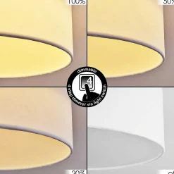 Plafonnier Purus Led Blanc, 1 Lumiere