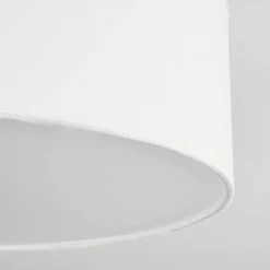 Plafonnier Purus Led Blanc, 1 Lumiere