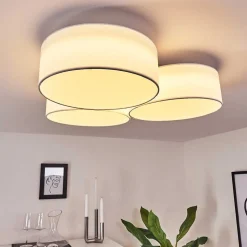 Plafonnier Purus Led Blanc, 1 Lumiere