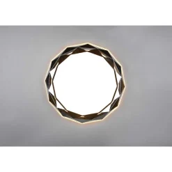 Plafonnier Reality Ando Led Chrome, 1 Lumiere, Telecommandes