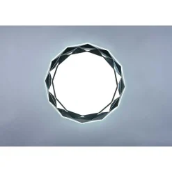 Plafonnier Reality Ando Led Chrome, 1 Lumiere, Telecommandes