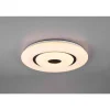 Plafonnier Reality Rana Led Noir, Blanc, 1 Lumiere, Telecommandes, Changeur De Couleurs