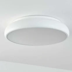 Plafonnier Rhone Led Blanc, 1 Lumiere, Changeur De Couleurs