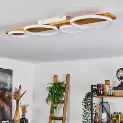 Plafonnier Rodekro Led Ecru, Blanc, 1 Lumiere