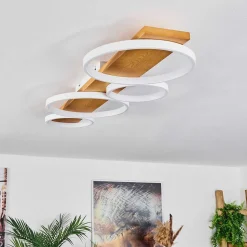 Plafonnier Rodekro Led Ecru, Blanc, 1 Lumiere