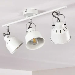 Plafonnier Safari Blanc, 3 Lumieres