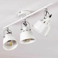 Plafonnier Safari Blanc, 3 Lumieres