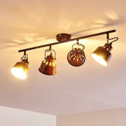 Plafonnier Safari Rouille, 4 Lumieres