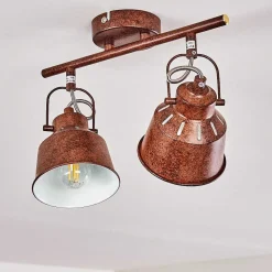 Plafonnier Safari Rouille, 2 Lumieres