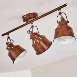 Plafonnier Safari Rouille, 3 Lumieres