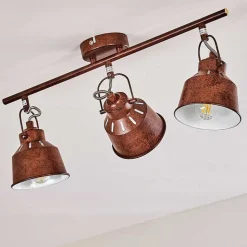 Plafonnier Safari Rouille, 3 Lumieres