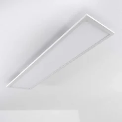 Plafonnier Salmi Led Blanc, 1 Lumiere, Telecommandes, Changeur De Couleurs