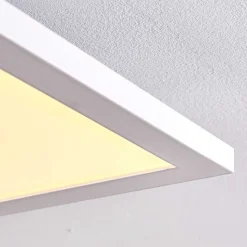 Plafonnier Salmi Led Blanc, 1 Lumiere, Telecommandes, Changeur De Couleurs