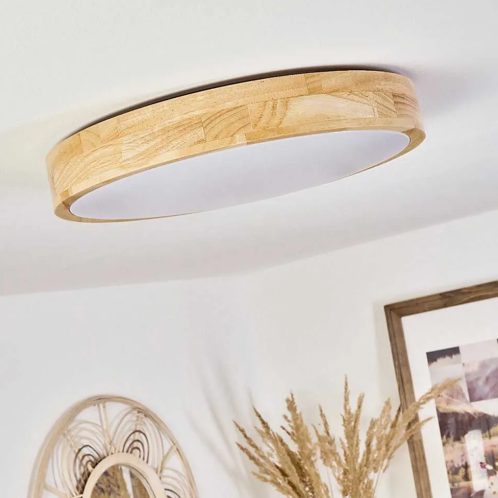 Plafonnier Samaira Led Ecru, 1 Lumiere