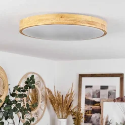 Plafonnier Samaira Led Ecru, 1 Lumiere, Telecommandes