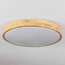 Plafonnier Samaira Led Ecru, 1 Lumiere, Telecommandes