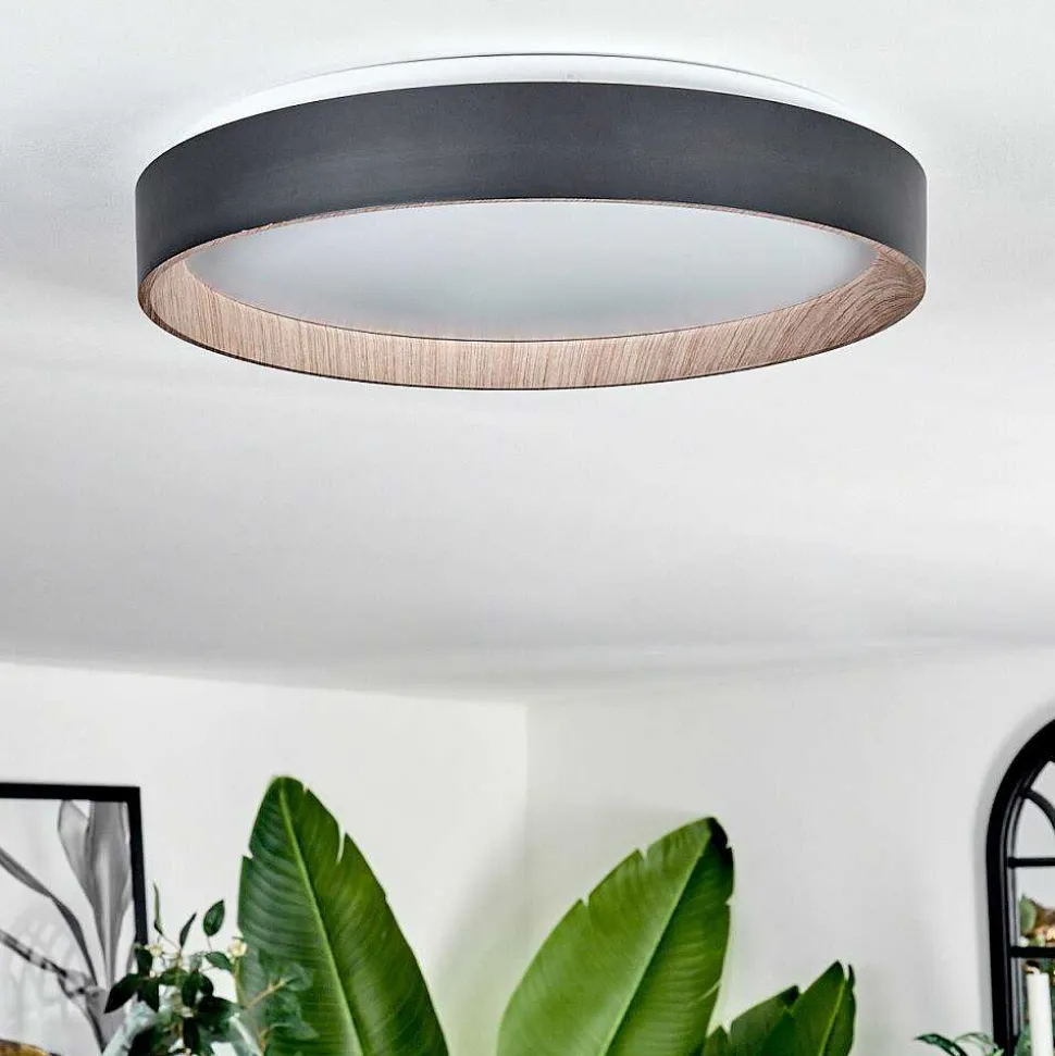 Plafonnier Sassemte Led Blanc, 1 Lumiere